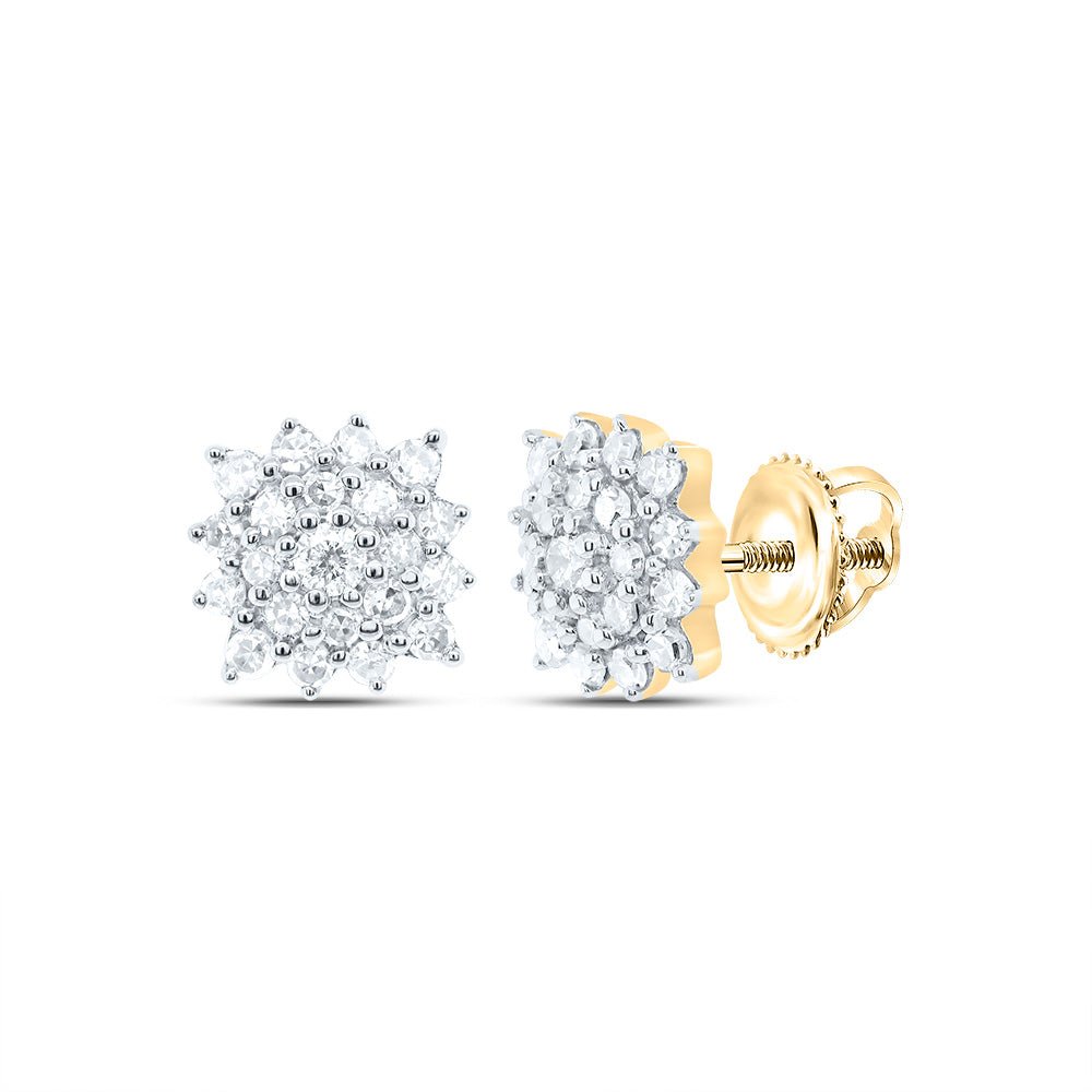 10K Yellow Gold Gift - Ready Diamond Earrings Gift Edition - Splendid Jewellery