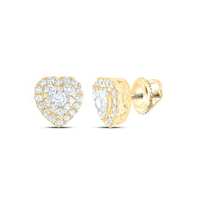 Load image into Gallery viewer, 14K Yellow Gold Luxury Diamond Stud Earrings - Splendid Jewellery