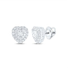14K White Gold Gift - Ready Diamond Earrings Gift Edition - Splendid Jewellery