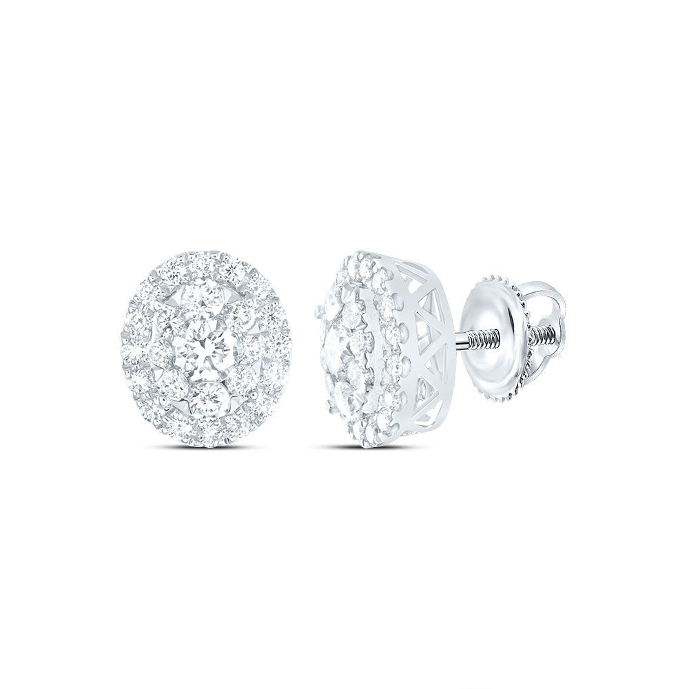 Diamond Stud Earrings with Natural Sparkle with Elegant Styling - Splendid Jewellery