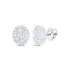 Diamond Stud Earrings with Natural Sparkle with Elegant Styling - Splendid Jewellery