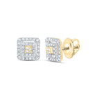 Diamond Earrings in 10K Yellow Gold with Fine Detail - Splendid Jewellery