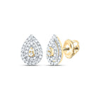 10K Yellow Gold Diamond Earrings for Everyday Wear with Natural Sparkle - Splendid Jewellery