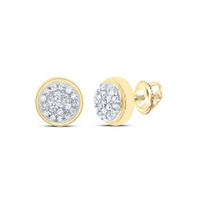 Load image into Gallery viewer, 10K Yellow Gold Diamond Stud Earrings 1/10 Cttw - Splendid Jewellery
