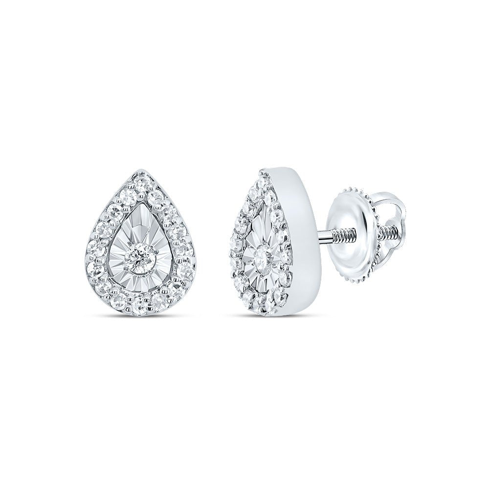 Diamond Stud Earrings with Natural Sparkle with Fine Detail - Splendid Jewellery