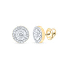 10K Yellow Gold Gift - Ready Diamond Earrings with Natural Sparkle - Splendid Jewellery