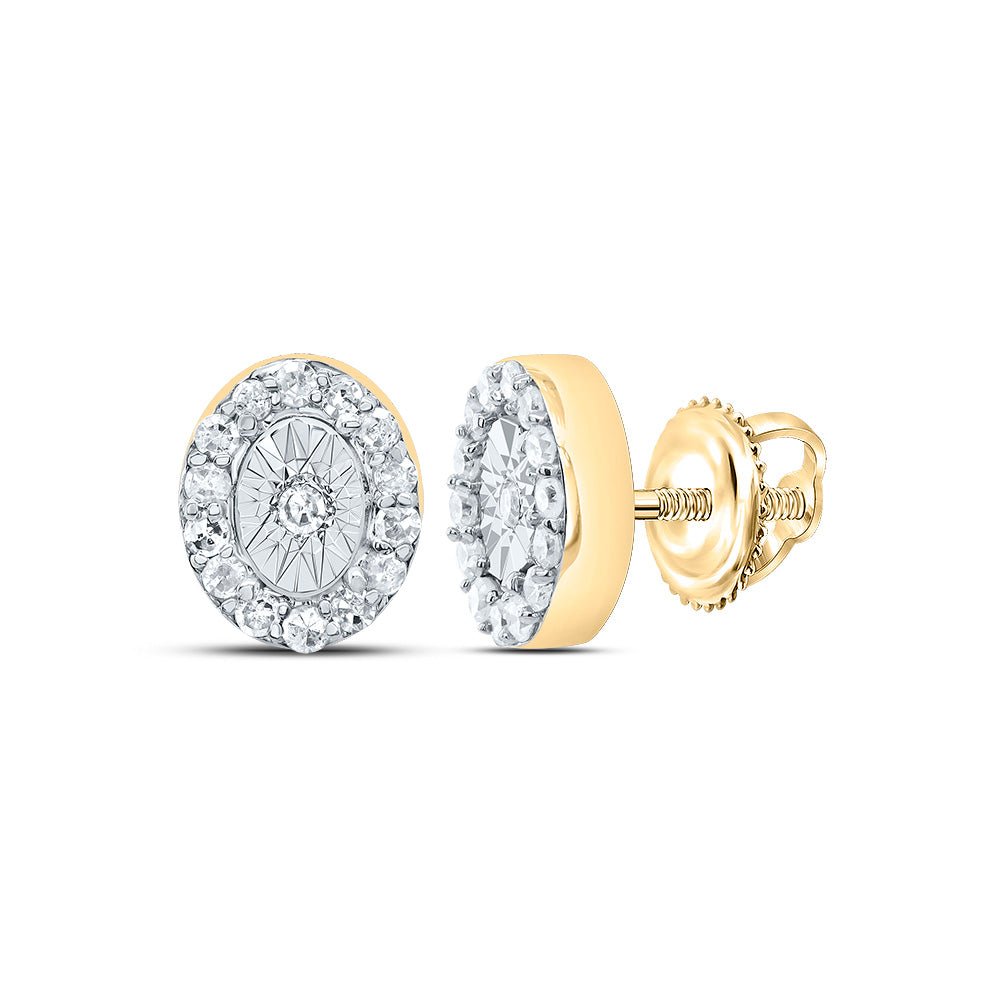 Diamond Fine Jewellery Stud Earrings with Fine Detail - Splendid Jewellery