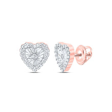 Load image into Gallery viewer, 10K Rose Gold Gift - Ready Diamond Earrings for Everyday Wear - Splendid Jewellery