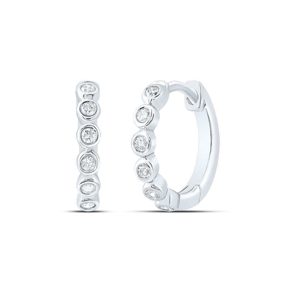 Diamond Hoop Earrings with Natural Sparkle for Everyday Wear - Splendid Jewellery