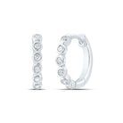 Diamond Hoop Earrings with Natural Sparkle for Everyday Wear - Splendid Jewellery