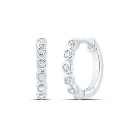 Diamond Hoop Earrings with Natural Sparkle for Everyday Wear - Splendid Jewellery