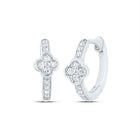 10K White Gold Gift - Ready Diamond Earrings Gift Edition - Splendid Jewellery