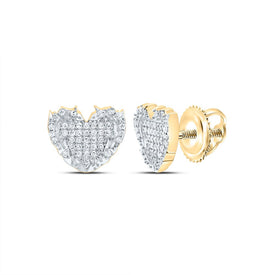 Gold Diamond Earrings for Everyday Wear - Splendid Jewellery