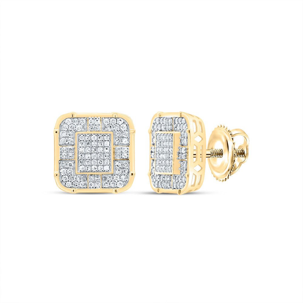 Cushion Diamond Stud Earrings 1/2 Cttw Gift Edition - Splendid Jewellery