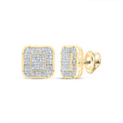 Cushion Diamond Stud Earrings 1/2 Cttw Gift Edition - Splendid Jewellery