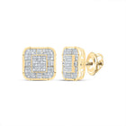 Cushion Diamond Stud Earrings 1/2 Cttw Gift Edition - Splendid Jewellery
