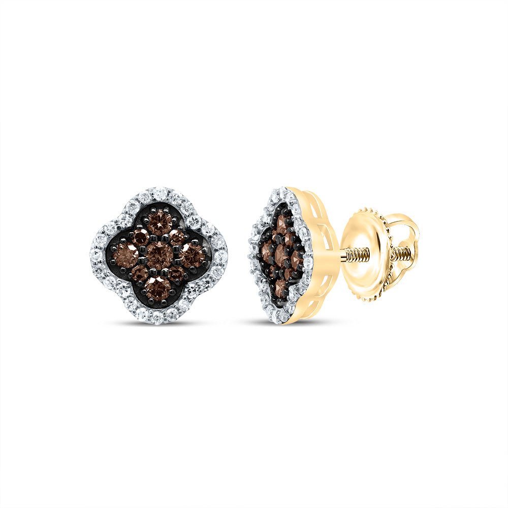 10K Yellow Gold Diamond Earrings for Everyday Wear for Everyday Wear - Splendid Jewellery