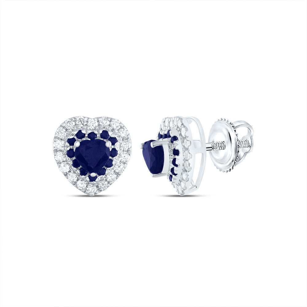 Blue Sapphire Stud Earrings with Natural Sparkle Gift Edition - Splendid Jewellery