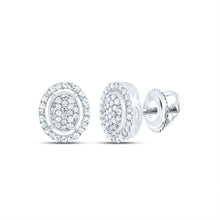 Load image into Gallery viewer, Oval Diamond Earrings 1/3 Cttw - Splendid Jewellery