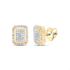 Emerald Earrings in 10K Yellow Gold - Splendid Jewellery