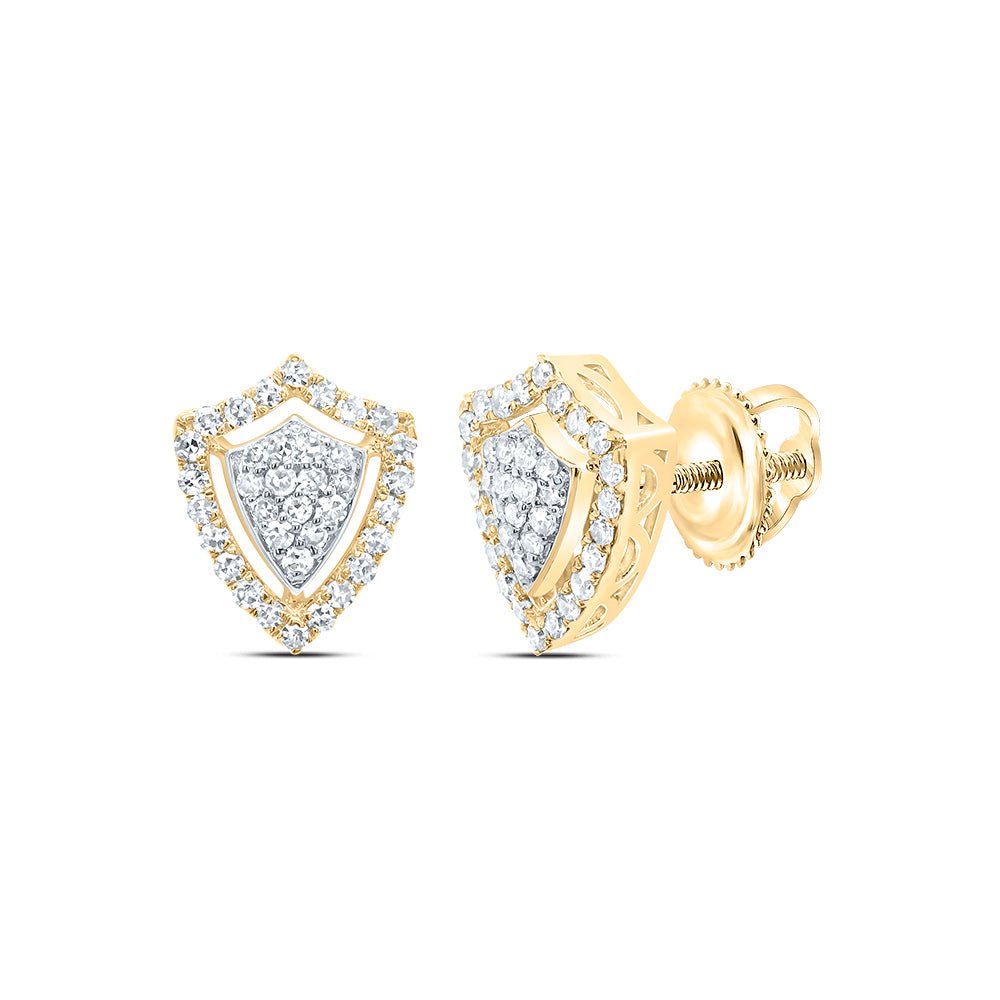 Diamond Stud Earrings 1/3 Cttw with Elegant Styling - Splendid Jewellery