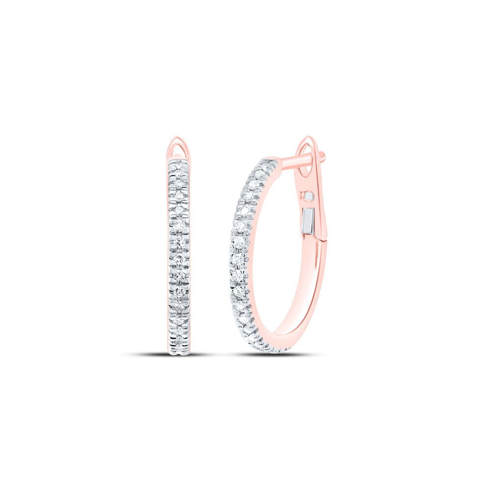 Diamond Hoop Earrings with Natural Sparkle - Splendid Jewellery