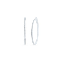 Load image into Gallery viewer, 10K White Gold Gift - Ready Diamond Earrings Gift Edition - Splendid Jewellery