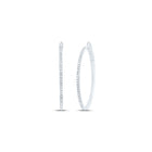 10K White Gold Gift - Ready Diamond Earrings Gift Edition - Splendid Jewellery