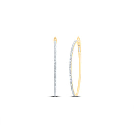 Diamond Earrings in 10K Yellow Gold Gift Edition - Splendid Jewellery