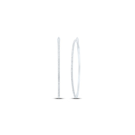 Diamond Earrings in 10K White Gold Gift Edition - Splendid Jewellery
