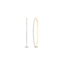 Load image into Gallery viewer, Diamond Fine Jewellery Hoop Earrings with Elegant Styling - Splendid Jewellery