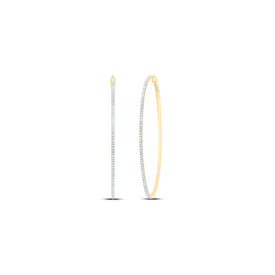 Diamond Fine Jewellery Hoop Earrings with Elegant Styling - Splendid Jewellery