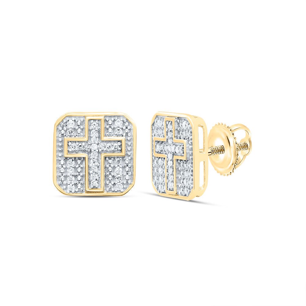 Diamond Stud Earrings in Gold - Splendid Jewellery