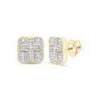 Diamond Stud Earrings in Gold - Splendid Jewellery