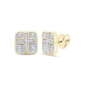 Diamond Stud Earrings in Gold - Splendid Jewellery