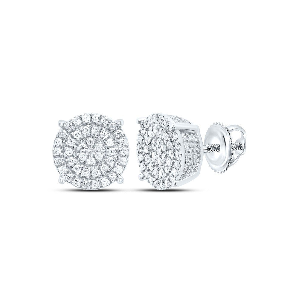 Diamond Stud Earrings in Sterling Silver Gift Edition - Splendid Jewellery