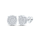 Diamond Stud Earrings in Sterling Silver Gift Edition - Splendid Jewellery