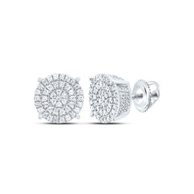 Diamond Stud Earrings in Sterling Silver Gift Edition - Splendid Jewellery