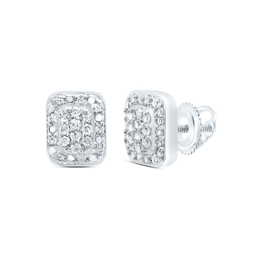 Emerald Stud Earrings 1/8 Cttw - Splendid Jewellery