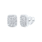 Emerald Stud Earrings 1/8 Cttw - Splendid Jewellery