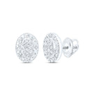 Sterling Silver Diamond Earrings for Everyday Wear with Natural Sparkle - Splendid Jewellery