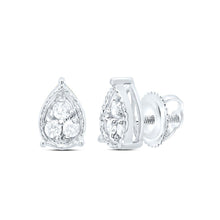 Load image into Gallery viewer, Diamond Stud Earrings in 10K White Gold Gift Edition - Splendid Jewellery
