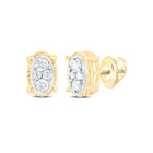 10K Yellow Gold Diamond Earrings for Everyday Wear for Everyday Wear - Splendid Jewellery