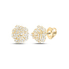 10K Yellow Gold Luxury Diamond Stud Earrings Gift Edition - Splendid Jewellery
