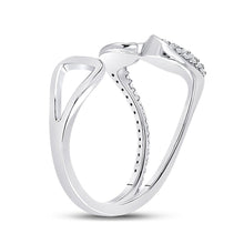 Load image into Gallery viewer, Abstract Brilliance: 14kt White Gold Women's Round Diamond Fashion Ring - Splendid Jewellery