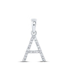 Astonishingly Brilliant Diamond Initial Pendant - Splendid Jewellery