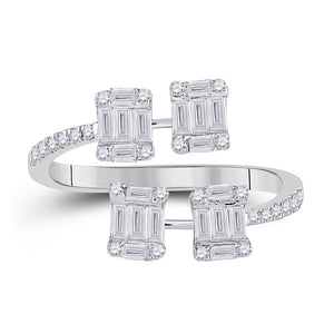 Bisected Brilliance Diamond Fashion Ring - Splendid Jewellery