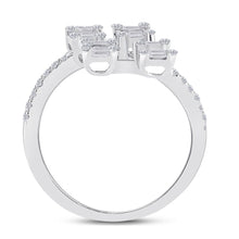 Load image into Gallery viewer, Bisected Brilliance Diamond Fashion Ring - Side View