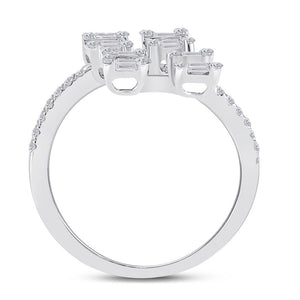 Bisected Brilliance Diamond Fashion Ring - Splendid Jewellery