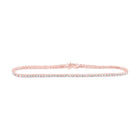 Radiant Rose Gold Diamond Fashion Bracelet - 2 Carat Total Weight - Alternate view 1 from Splendid Jewellery
